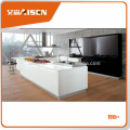 Moderno diseño italiano muebles para el hogar uso de cocina de alto brillo lacado gabinete de cocina